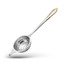 Серебряное ситечко для чая Ампир с позолотой 930594-1